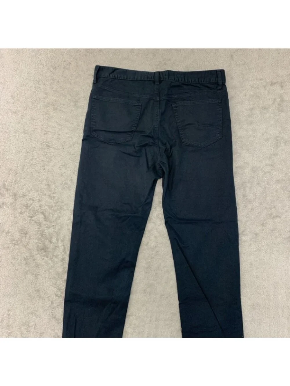 Banana Republic Men's 34x30 Slim Fit 5-Pocket Twill Chino Pants Navy Blue F1869